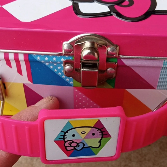 Hello Kitty Metal Lunch Box Tin Box Co - Picture 5 of 6